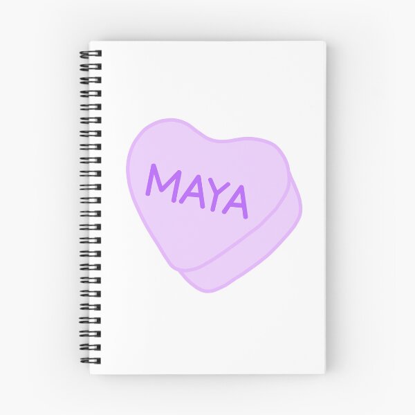 Item preview, Maya Name Purple Candy Heart Sweet Heart Cute designed and sold by SlimyFish.