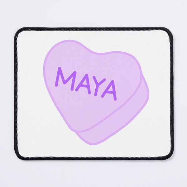 Item preview, Maya Name Purple Candy Heart Sweet Heart Cute designed and sold by SlimyFish.