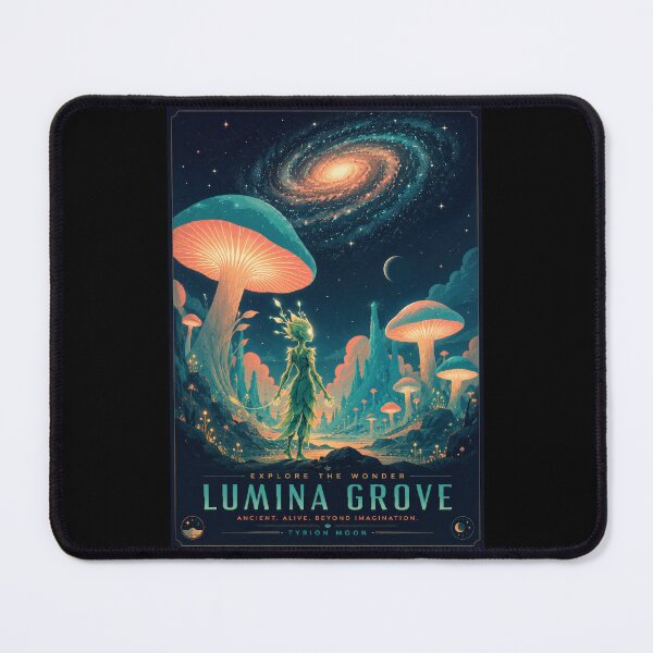 Item preview, Guardian of the Bioluminescent Moon Grove designed and sold by Sketchlegacy.