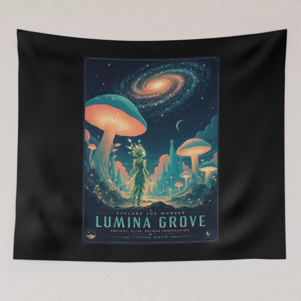 Item preview, Guardian of the Bioluminescent Moon Grove  designed and sold by Sketchlegacy.