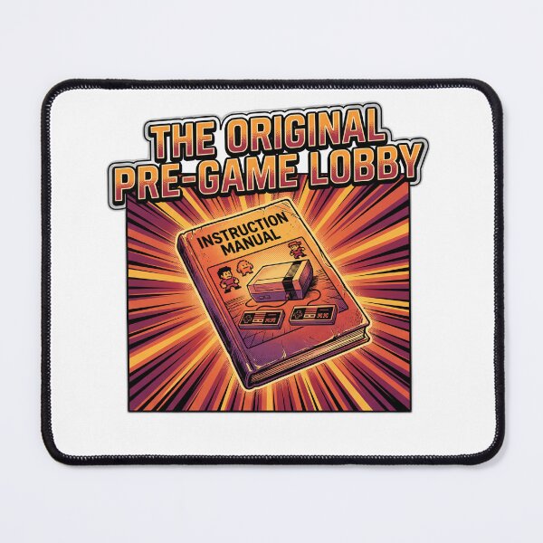Item preview, Original Pre-Game Lobby Retro Game Manual Nostalgia designed and sold by ryanguas.
