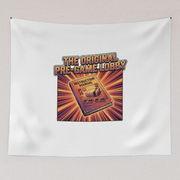 Item preview, Original Pre-Game Lobby Retro Game Manual Nostalgia designed and sold by ryanguas.