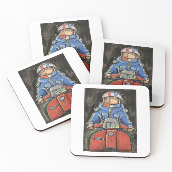 Item preview, Classic Scooter | Vintage Scooter Riders | Scooterist, Retro Mod Inspired Art designed and sold by GWARTGB.