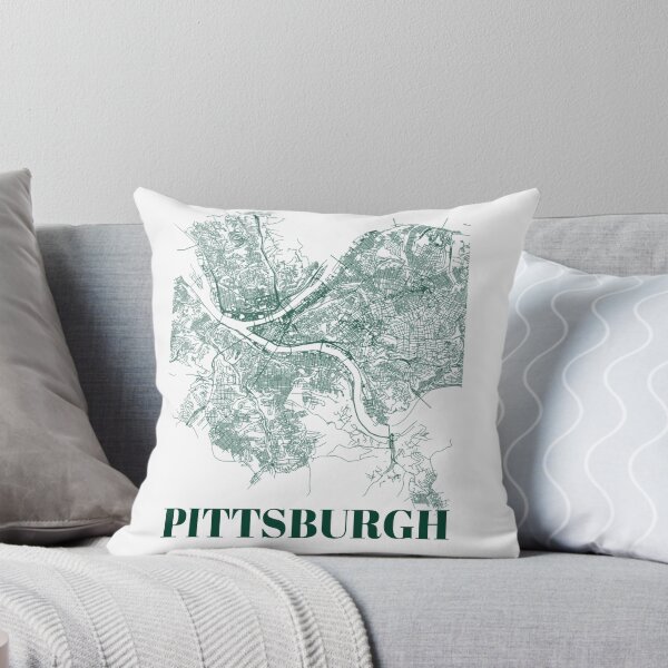 Item preview, Green Map of Pittsburgh Art designed and sold by madimmm.