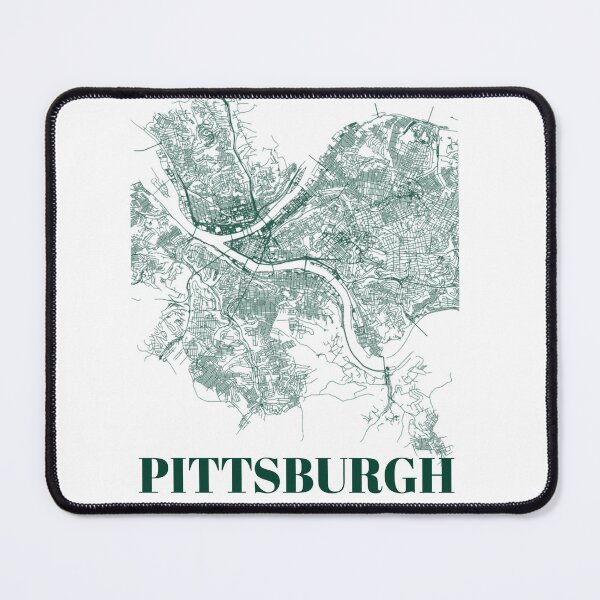 Item preview, Green Map of Pittsburgh Art designed and sold by madimmm.