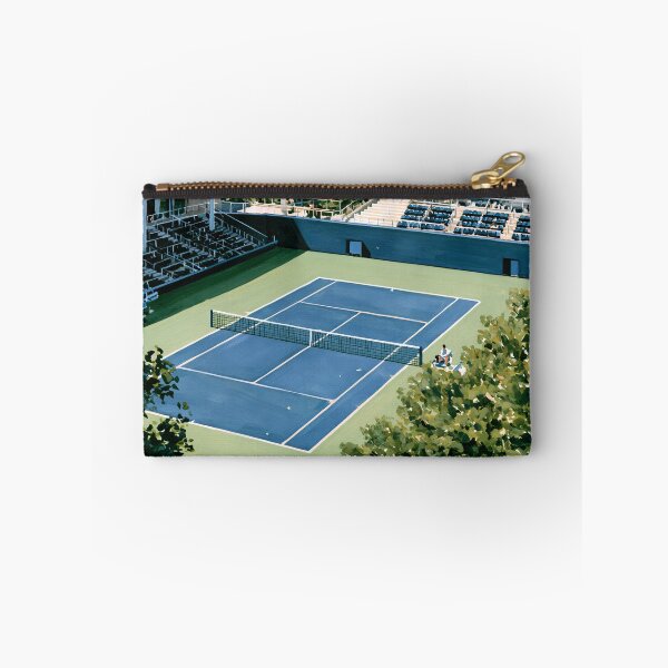 Item preview, New York Tennis Court Watercolor Art designed and sold by Ib1029.
