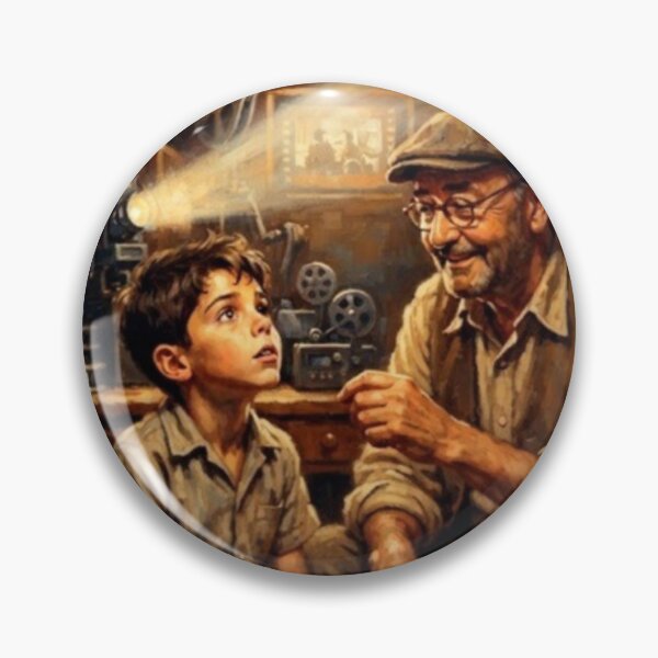 Item preview, Cinema Paradiso Nostalgic Drama Fine Art Tribute designed and sold by Art's Diner.