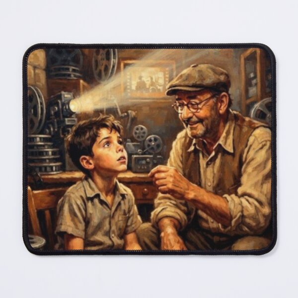 Item preview, Cinema Paradiso Nostalgic Drama Fine Art Tribute designed and sold by Art's Diner.