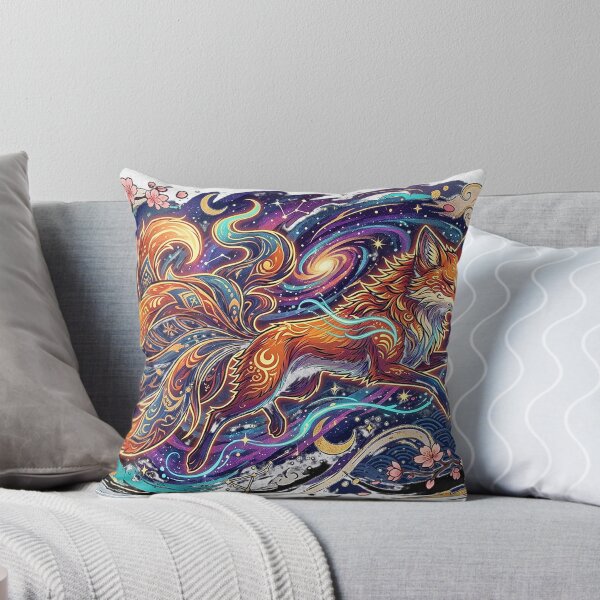 Item preview, Celestial Sakura Kitsune in Cosmic Ukiyo Fantasy designed and sold by cannsuh.