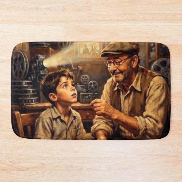 Item preview, Cinema Paradiso Nostalgic Drama Fine Art Tribute designed and sold by Art's Diner.
