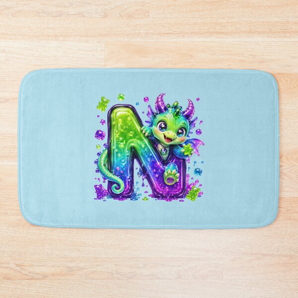 Item preview,  Letter N Kawaii Jelly Alphabet | Cute Gummy Nectar Drop Mascot Sticker designed and sold by VectorJoy.