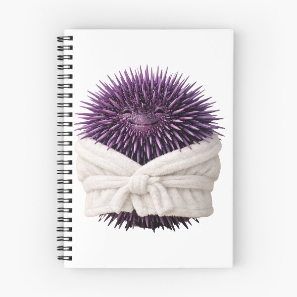 Item preview, Bathrobe Purple Sea Urchin designed and sold by Sillytoe.