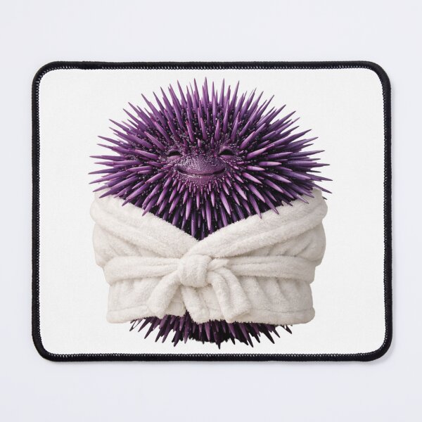 Item preview, Bathrobe Purple Sea Urchin designed and sold by Sillytoe.