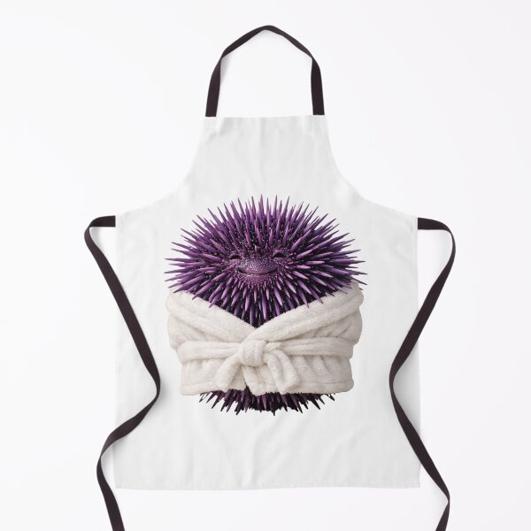 Item preview, Bathrobe Purple Sea Urchin designed and sold by Sillytoe.