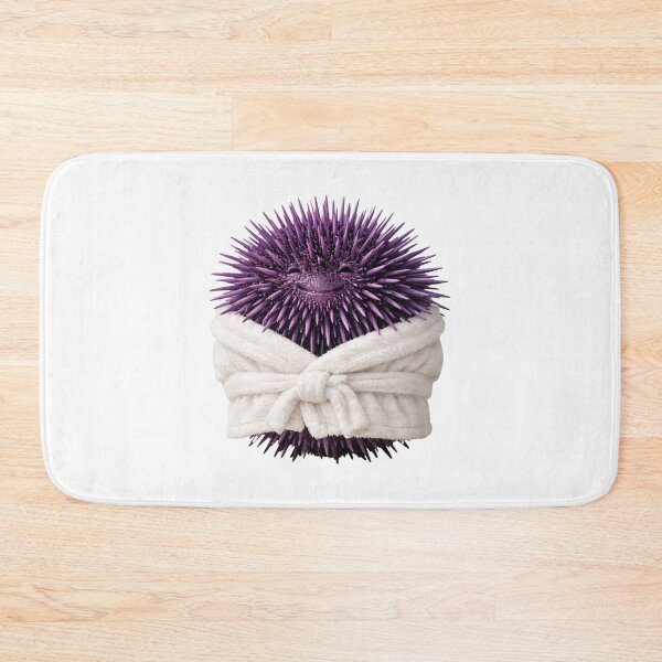 Item preview, Bathrobe Purple Sea Urchin designed and sold by Sillytoe.