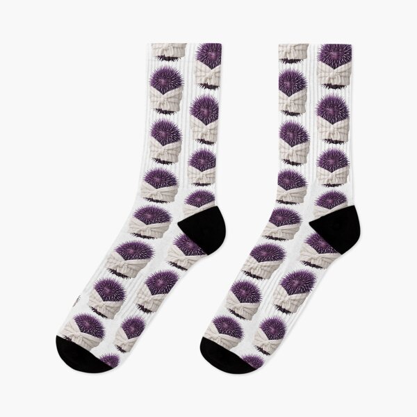 Item preview, Bathrobe Purple Sea Urchin designed and sold by Sillytoe.