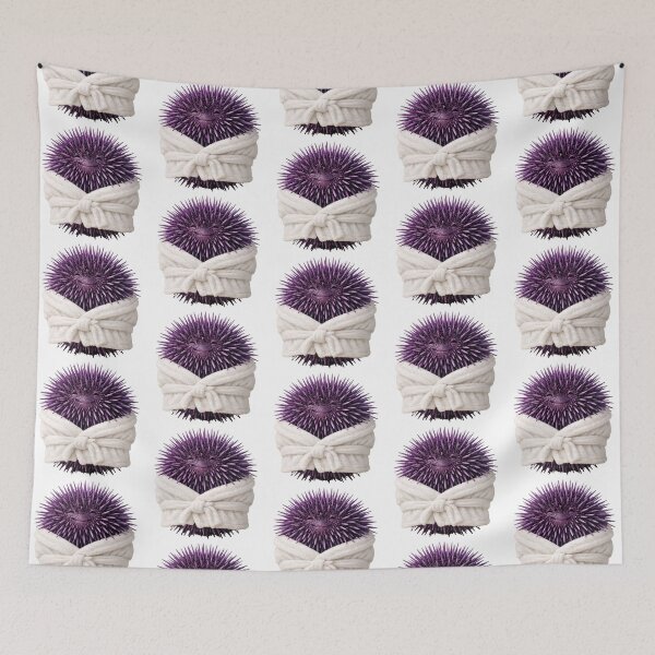 Item preview, Bathrobe Purple Sea Urchin designed and sold by Sillytoe.