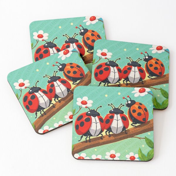 Item preview, Low Poly Ladybugs Design designed and sold by RestfulMindRBLX.
