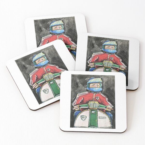 Item preview, Copy of  Classic Scooter | Retro Scooter Riders | Scooterist, Retro Mod Inspired Art designed and sold by GWARTGB.
