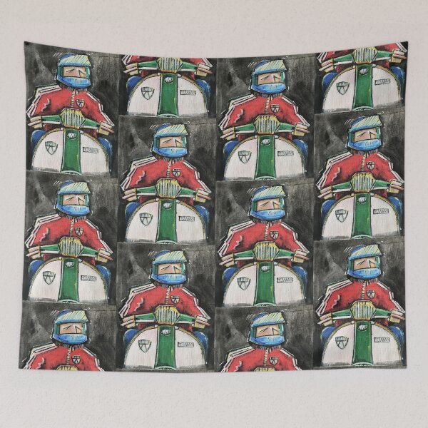 Item preview, Copy of  Classic Scooter | Retro Scooter Riders | Scooterist, Retro Mod Inspired Art designed and sold by GWARTGB.