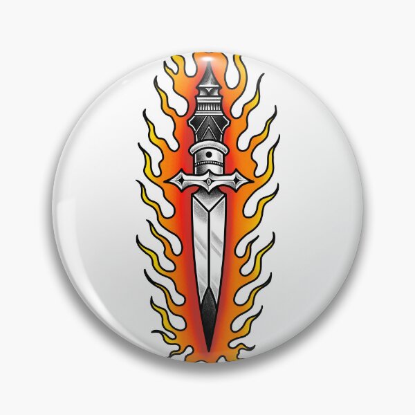 Item preview, Dagger in Flames designed and sold by SoulArtLove.