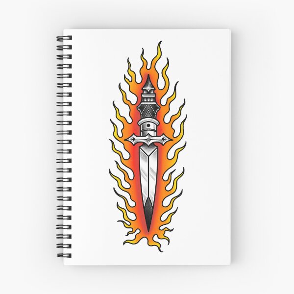 Item preview, Dagger in Flames designed and sold by SoulArtLove.
