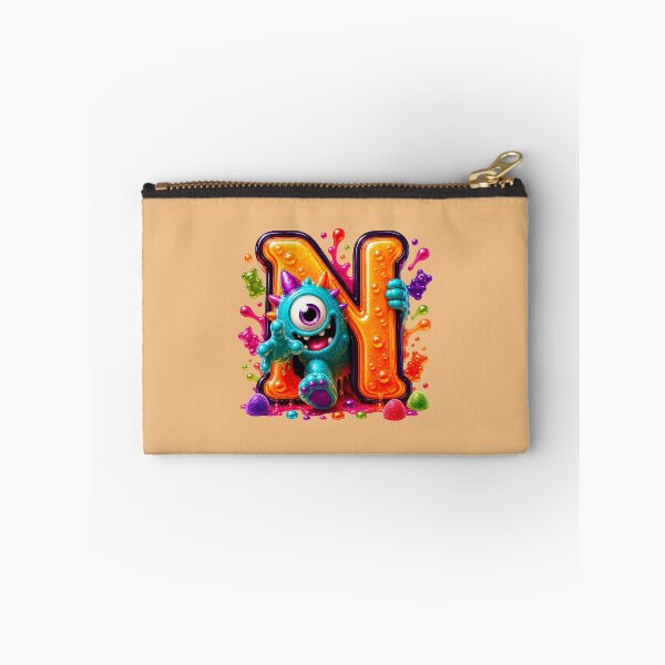 Item preview, Letter N Kawaii Jelly Alphabet | Cute Gummy Nectar Drop Mascot Sticker designed and sold by VectorJoy.