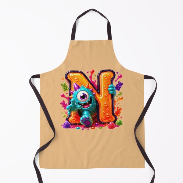 Item preview, Letter N Kawaii Jelly Alphabet | Cute Gummy Nectar Drop Mascot Sticker designed and sold by VectorJoy.