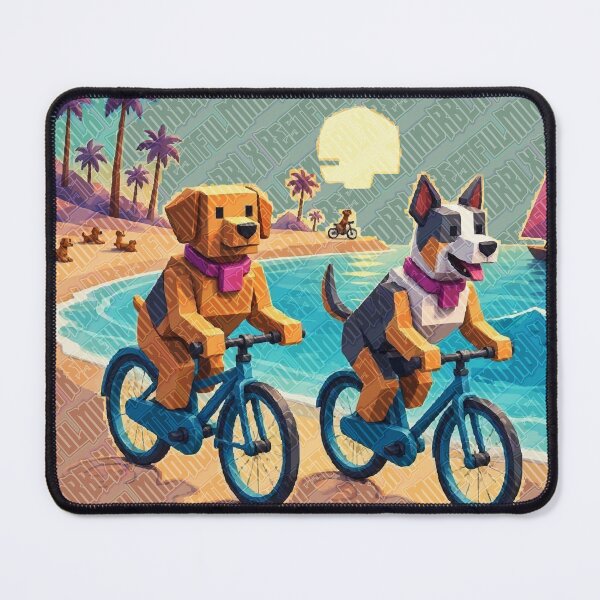 Item preview, Beach Cruiser Pups Design designed and sold by RestfulMindRBLX.