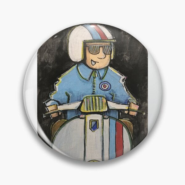 Item preview, Classic Scooter | Retro Scooter Riders | Scooterist, Retro Mod Inspired Art designed and sold by GWARTGB.