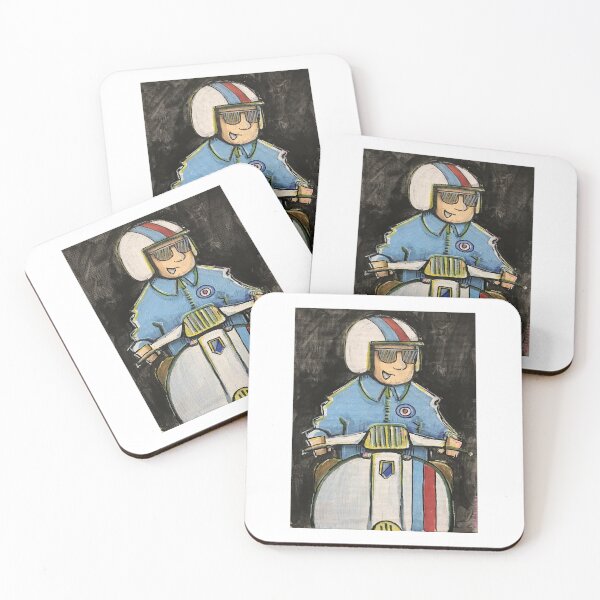 Item preview, Classic Scooter | Retro Scooter Riders | Scooterist, Retro Mod Inspired Art designed and sold by GWARTGB.
