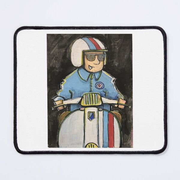 Item preview, Classic Scooter | Retro Scooter Riders | Scooterist, Retro Mod Inspired Art designed and sold by GWARTGB.