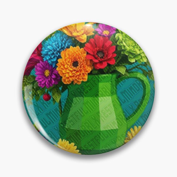 Item preview, Colorful Rainbow Flower Pitcher Design designed and sold by RestfulMindRBLX.