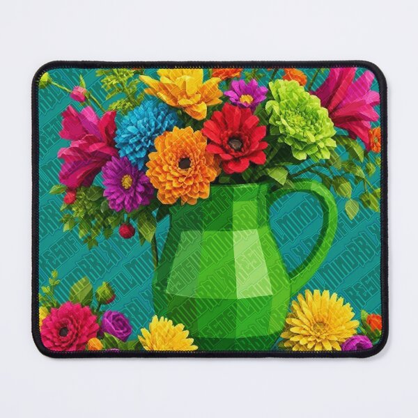 Item preview, Colorful Rainbow Flower Pitcher Design designed and sold by RestfulMindRBLX.