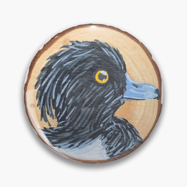 Item preview, Tufted Duck Log Painting designed and sold by Royxmaes.