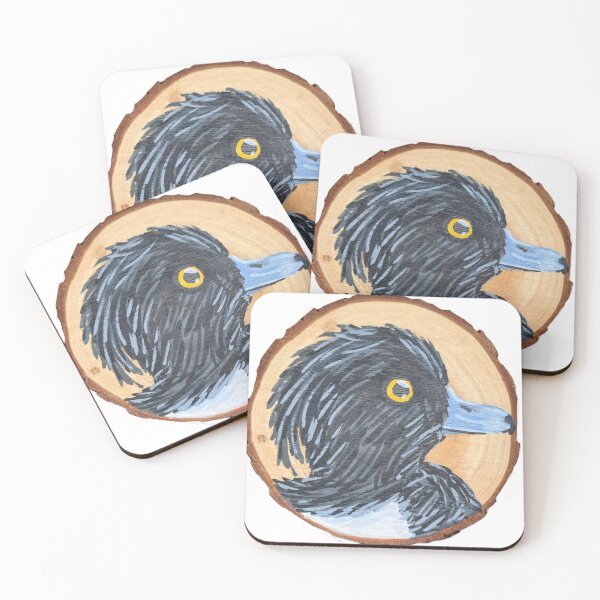 Item preview, Tufted Duck Log Painting designed and sold by Royxmaes.