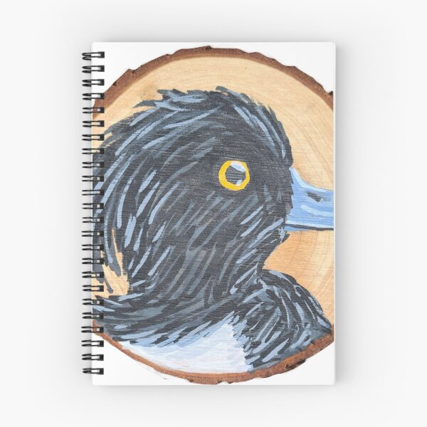 Item preview, Tufted Duck Log Painting designed and sold by Royxmaes.
