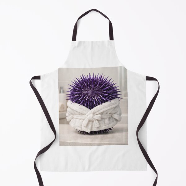 Item preview, Relaxing Bathrobe Purple Sea Urchin designed and sold by Sillytoe.