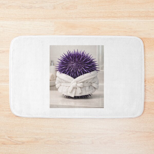 Item preview, Relaxing Bathrobe Purple Sea Urchin designed and sold by Sillytoe.