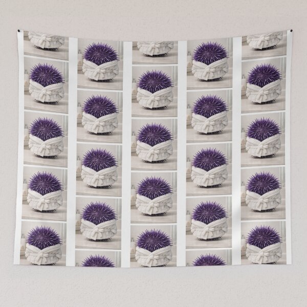 Item preview, Relaxing Bathrobe Purple Sea Urchin designed and sold by Sillytoe.