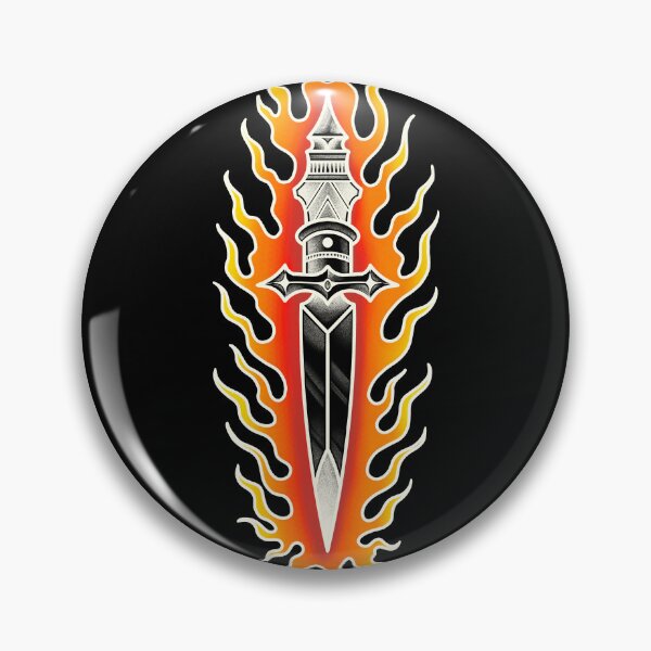 Item preview, Dagger in Flames designed and sold by SoulArtLove.