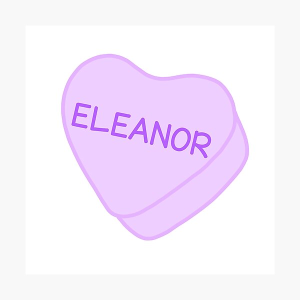 Item preview, Eleanor Purple Candy Heart Sweet Heart Cute designed and sold by SlimyFish.