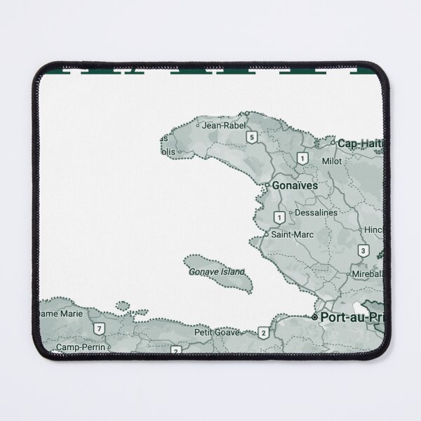 Item preview, Green Map of Haiti designed and sold by madimmm.