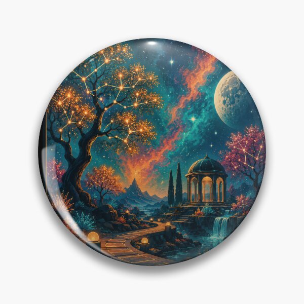Item preview, Constellation Orchard beneath the Lunar Sky  designed and sold by Sketchlegacy.
