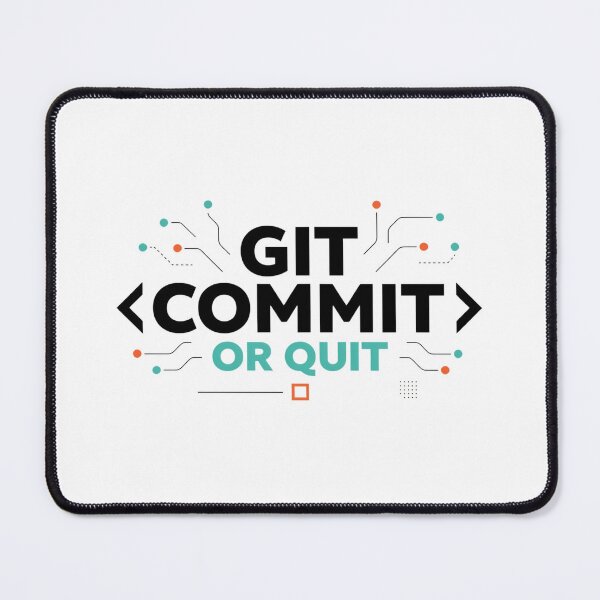 Item preview, Git Commit or Quit Coding Humor Shirt designed and sold by DArtfulStudio.