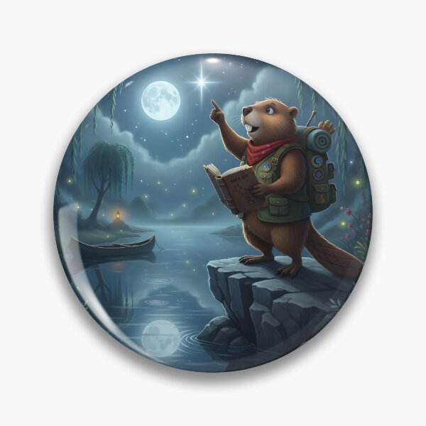 Item preview, Happy Beaver Adventures – Following the North Star designed and sold by Clothes With Smiling Animals Walt Gral.