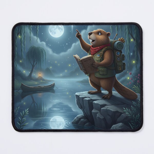 Item preview, Happy Beaver Adventures – Following the North Star designed and sold by Clothes With Smiling Animals Walt Gral.