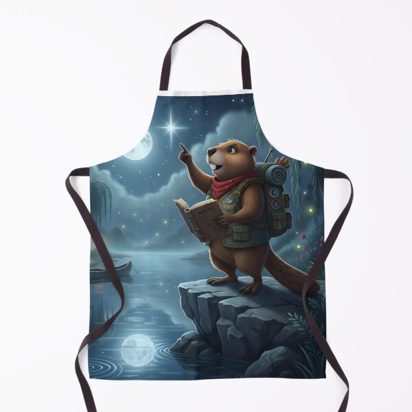 Item preview, Happy Beaver Adventures – Following the North Star designed and sold by Clothes With Smiling Animals Walt Gral.