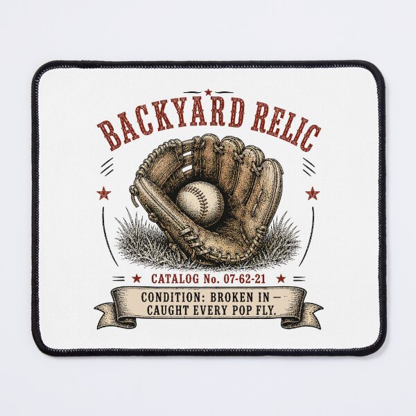 Item preview, Vintage Baseball Glove T-Shirt | Funny Baseball Gift | Backyard Relic designed and sold by Mikoff04-arts.