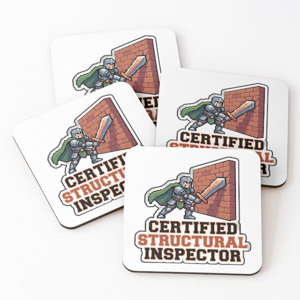 Item preview, Structural Inspector Hitting Walls Retro Gaming Secret designed and sold by ryanguas.